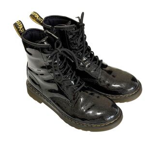 Dr. Martens Glitter Y Black Combat Black 6